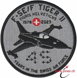 Bild von Tiger F5E/F 45 Years in the Swiss Air Force "Tigris Helveticus" Patch Abzeichen